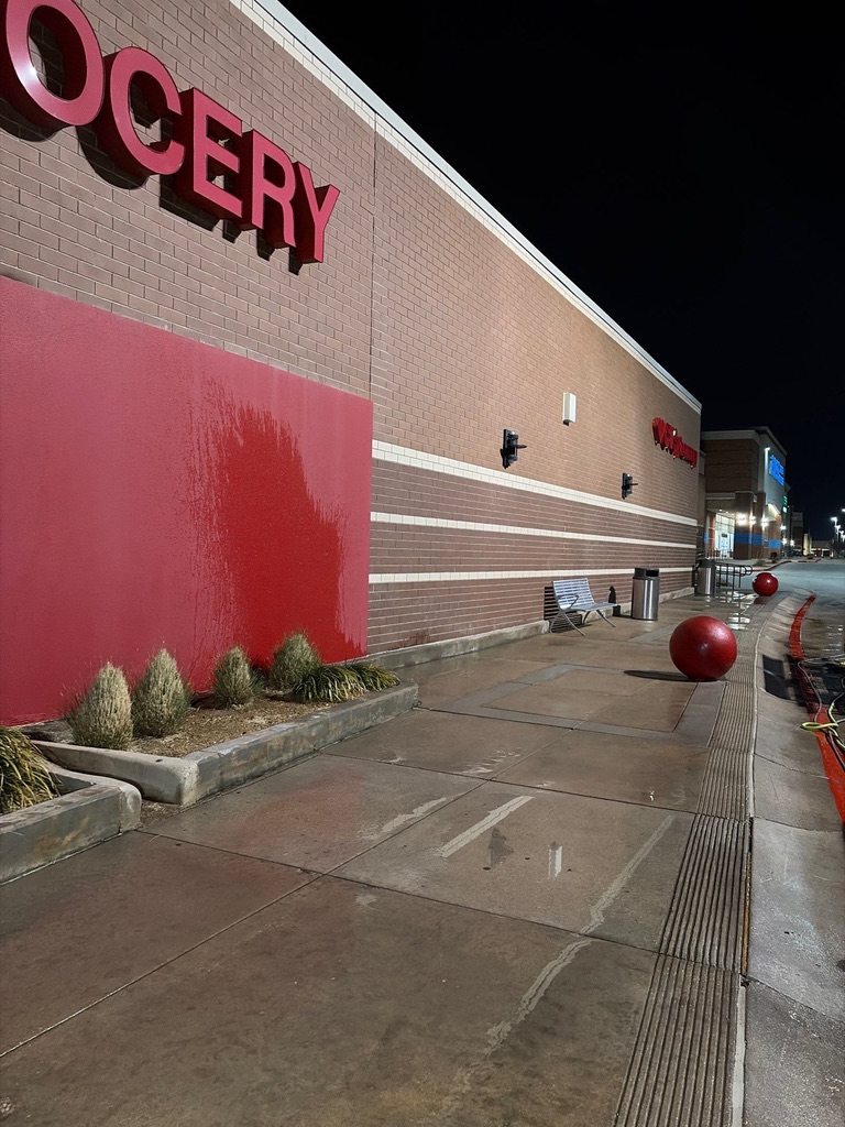 Retail storefront after pressure washing in North DFW